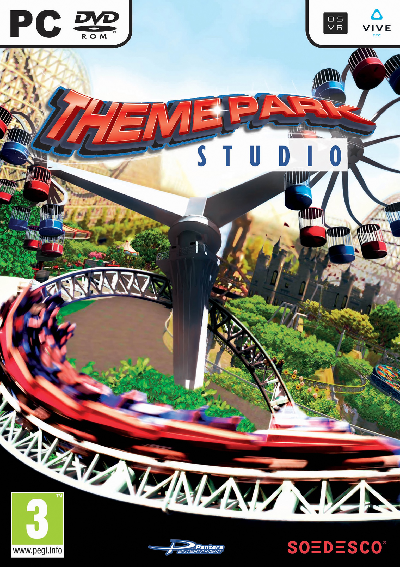 Theme Park Studio - pedn DVD obal