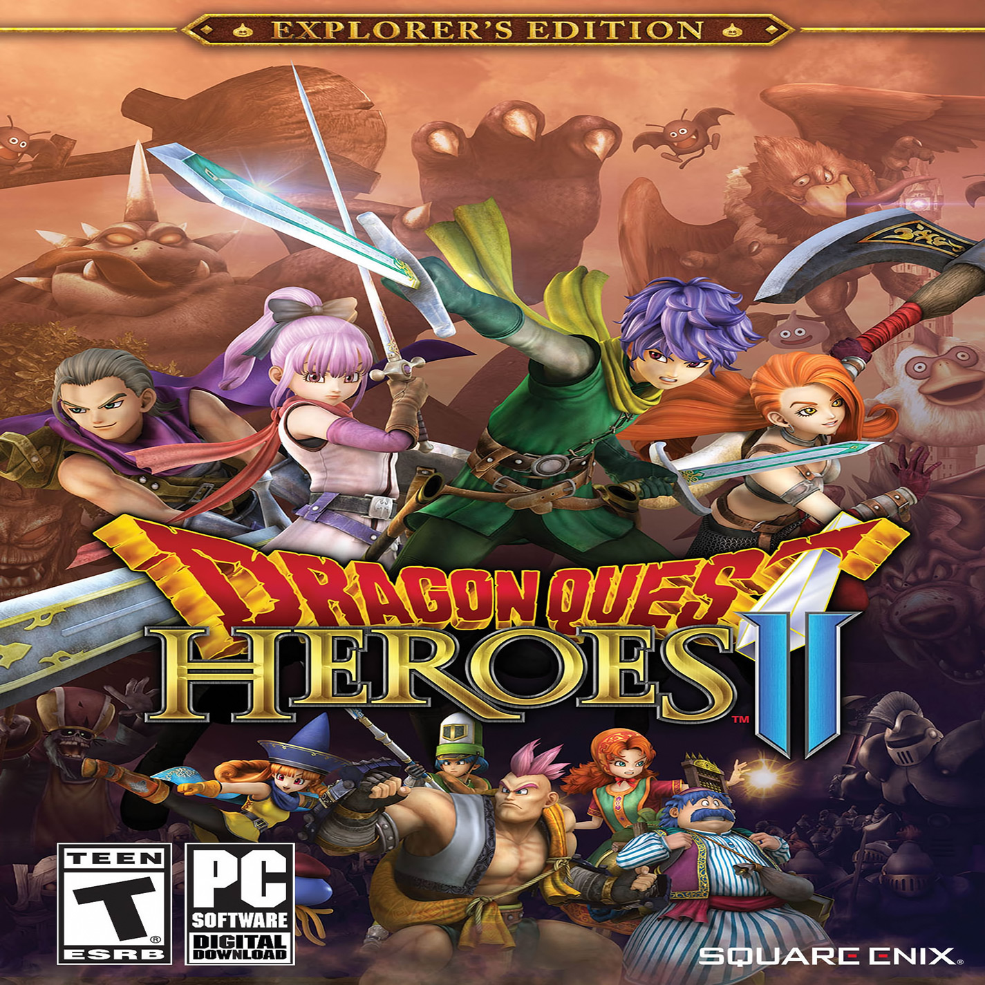 Dragon Quest Heroes II - pedn CD obal