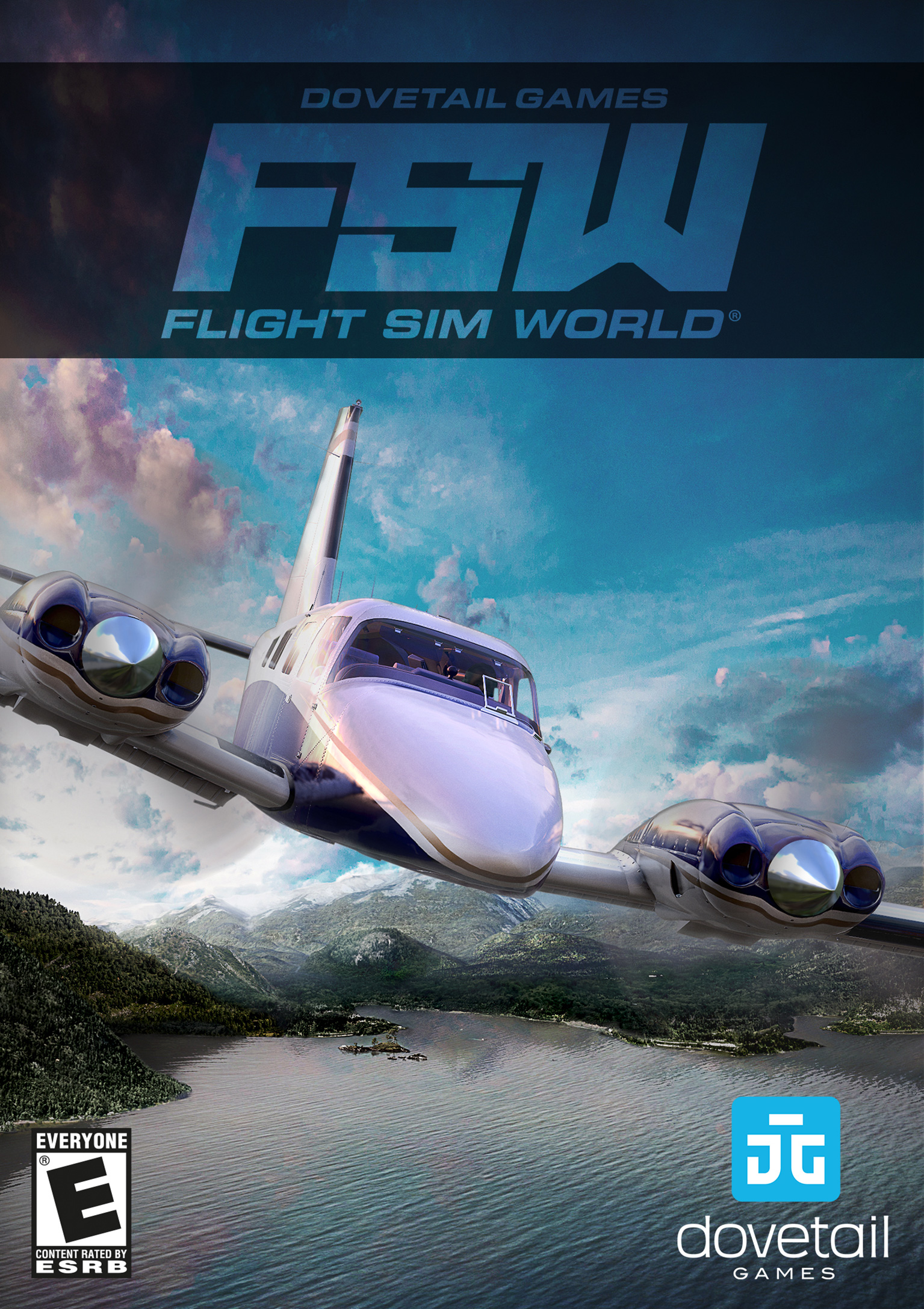 Flight Sim World - pedn DVD obal