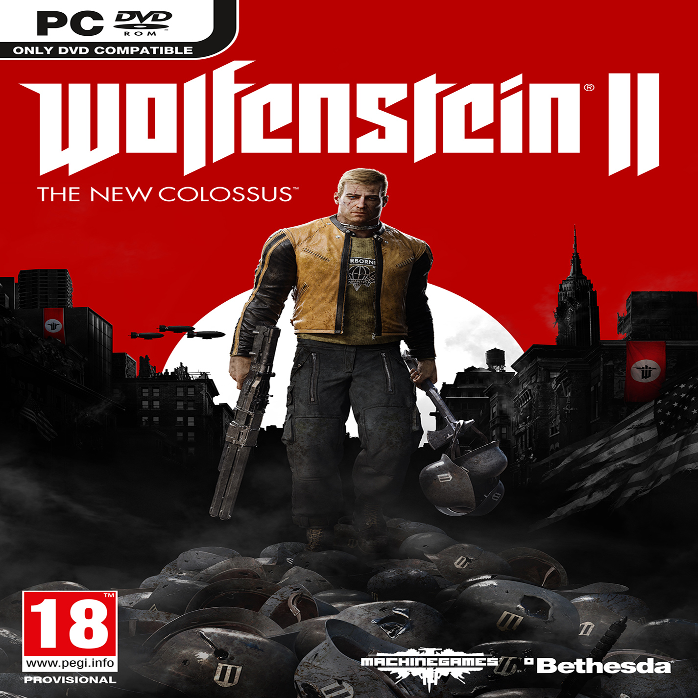 Wolfenstein II: The New Colossus - pedn CD obal