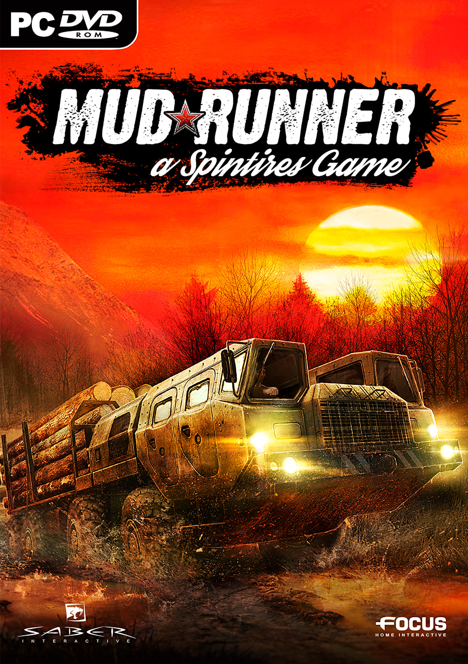 Spintires: MudRunner - pedn DVD obal