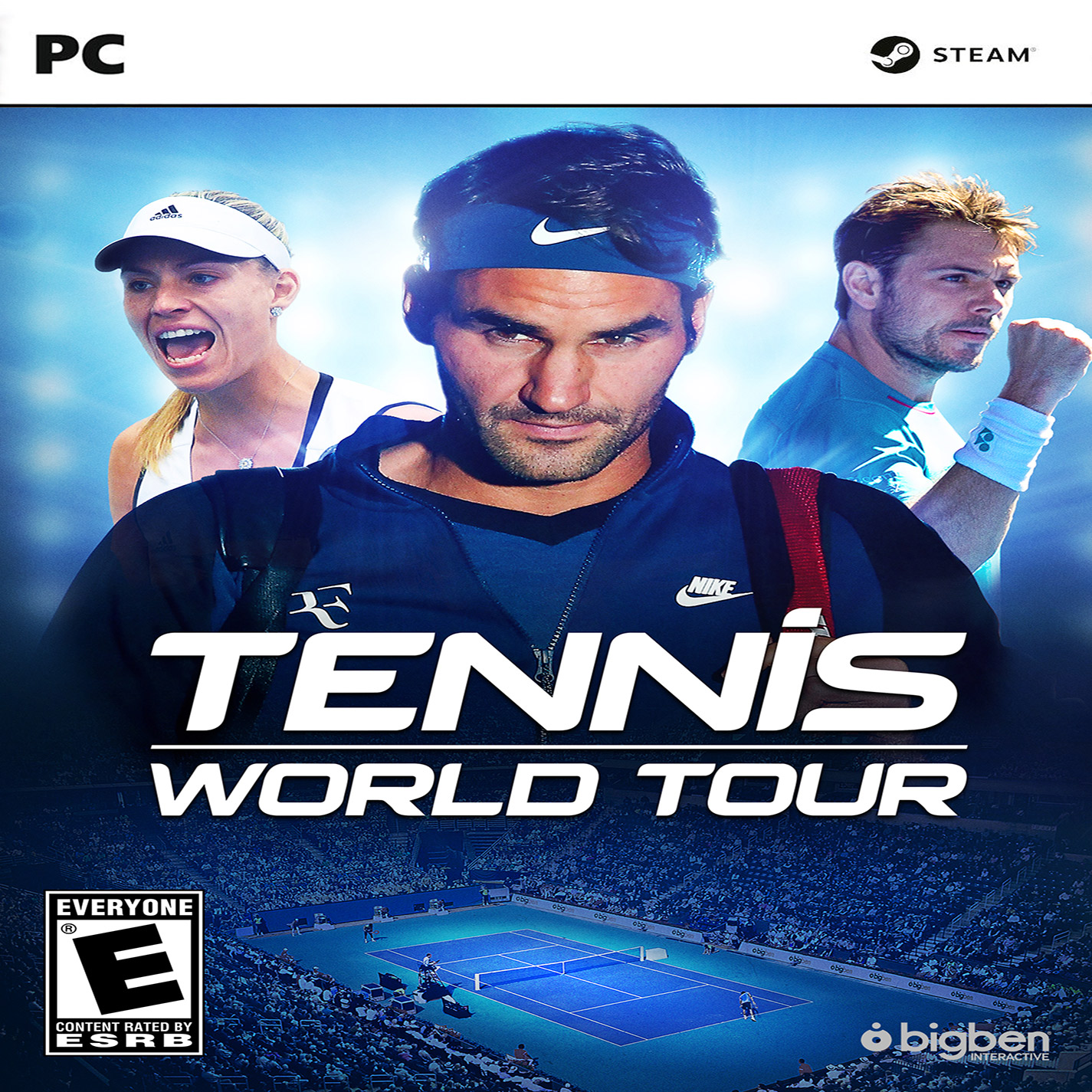 Tennis World Tour - pedn CD obal