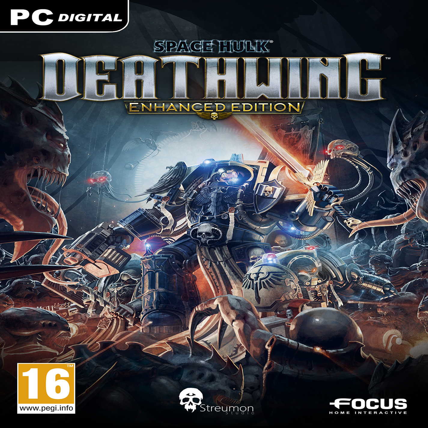 Space Hulk: Deathwing - Enhanced Edition - pedn CD obal