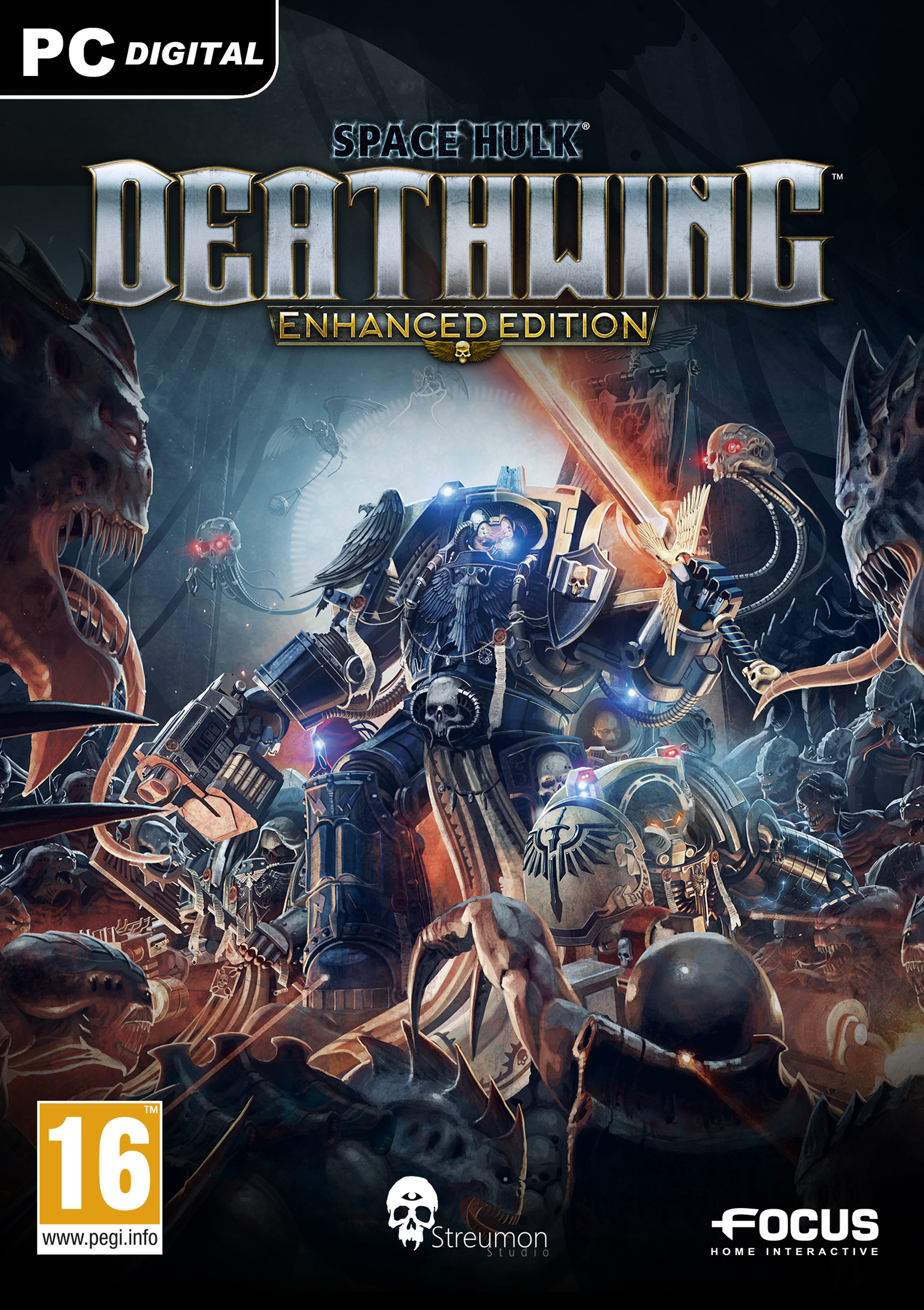 Space Hulk: Deathwing - Enhanced Edition - pedn DVD obal