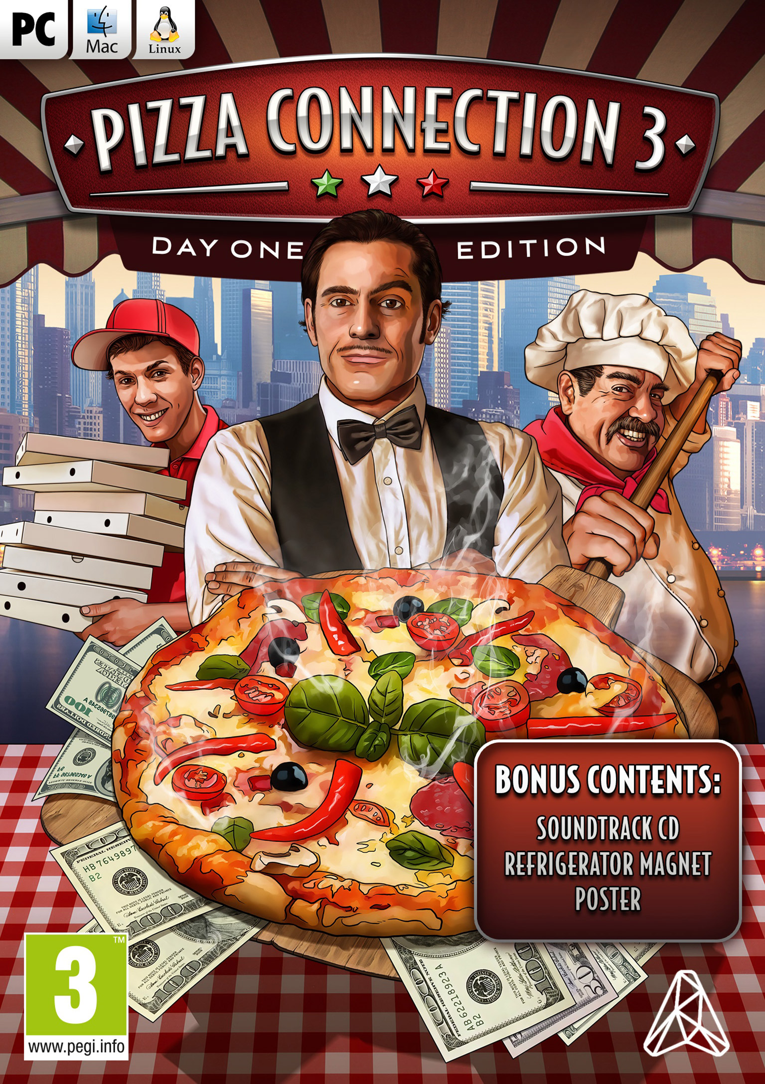 Pizza Connection 3 - pedn DVD obal