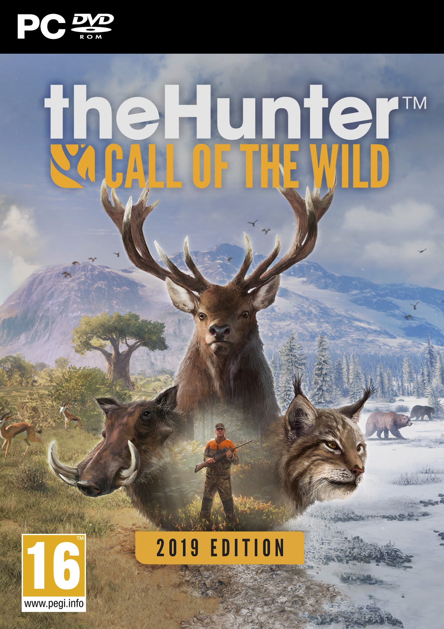 theHunter: Call of the Wild - 2019 Edition - pedn DVD obal