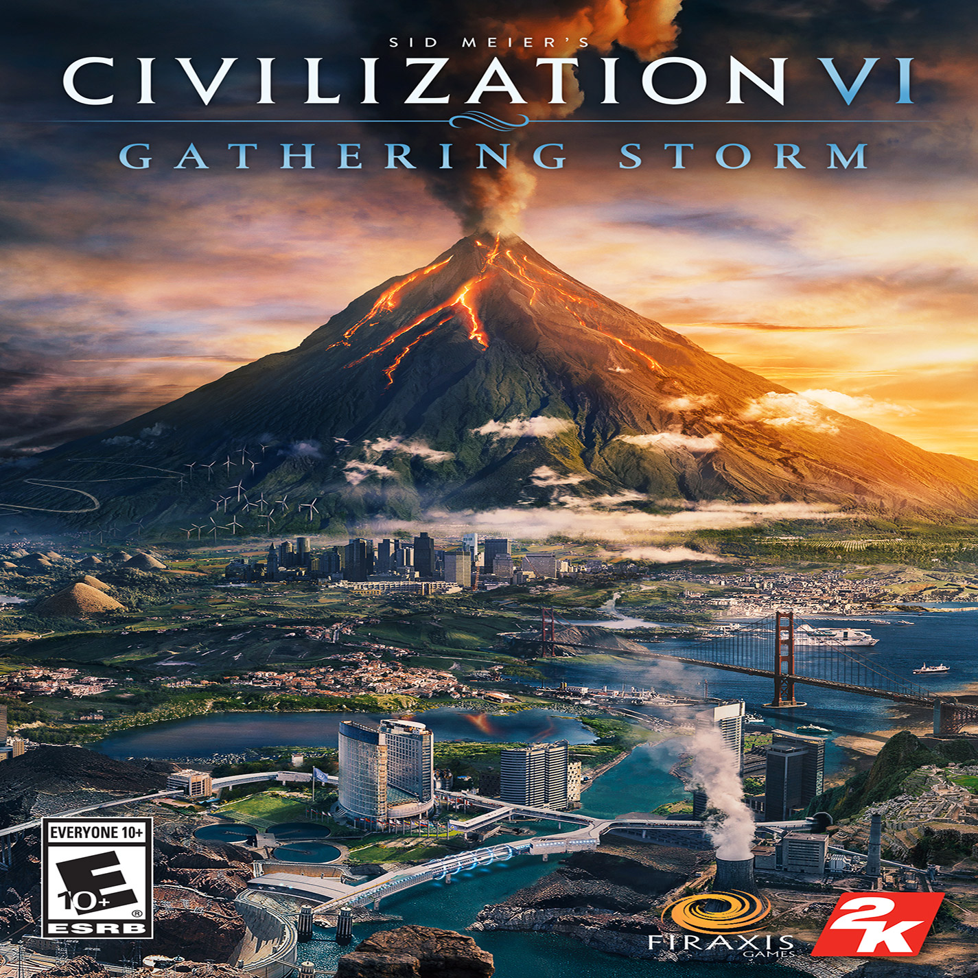 Civilization VI: Gathering Storm - pedn CD obal