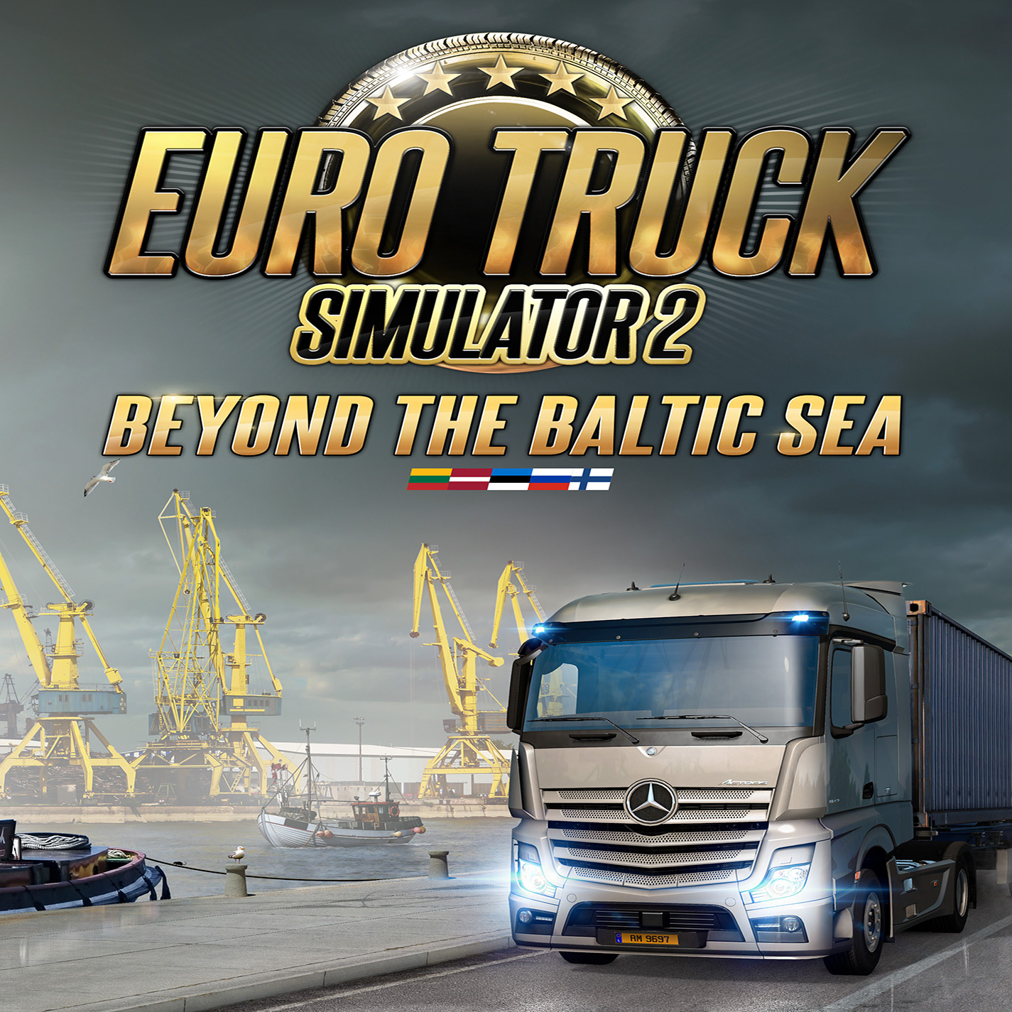 Euro Truck Simulator 2: Beyond the Baltic Sea - pedn CD obal
