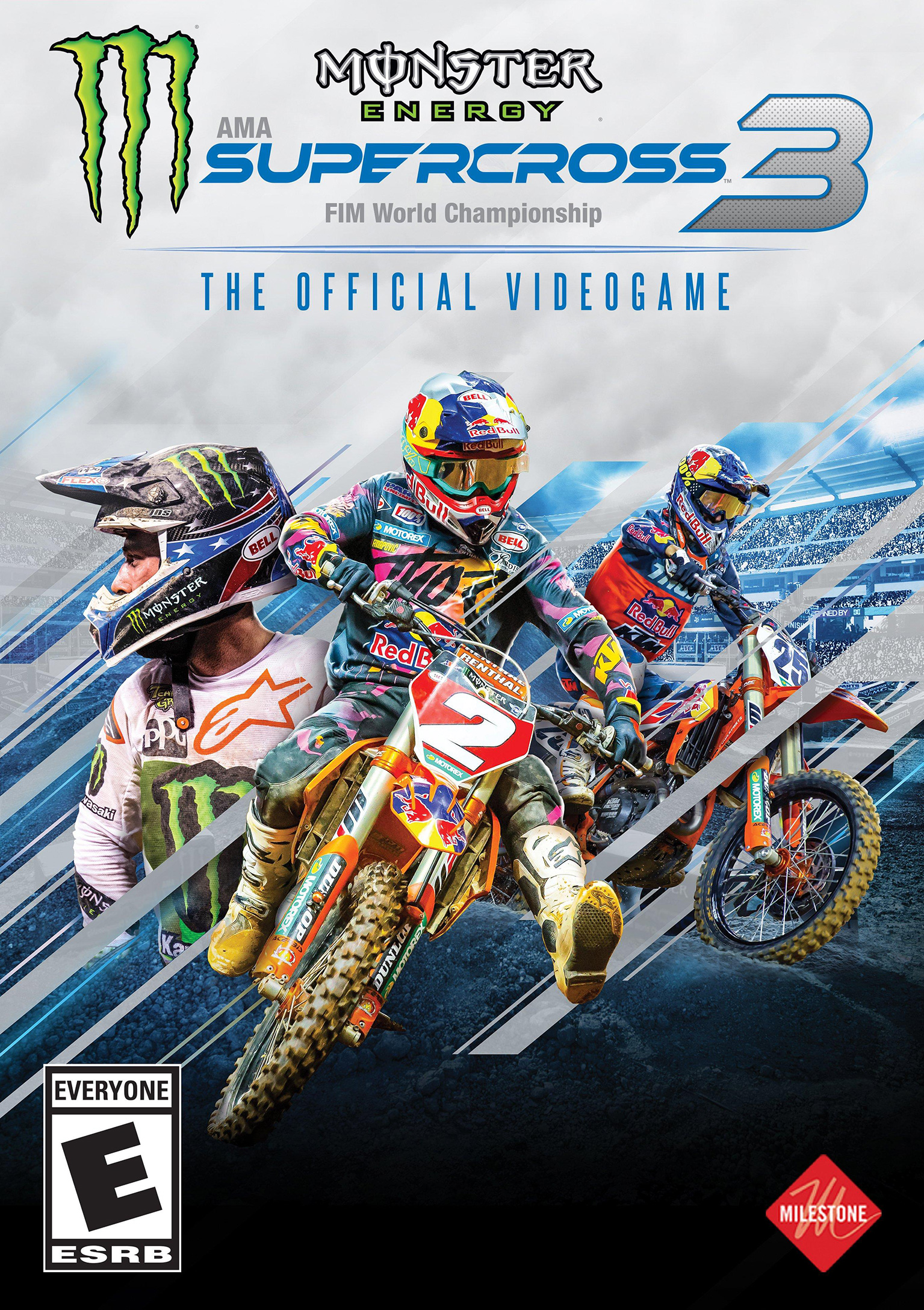 Monster Energy Supercross 3 - The Official Videogame - pedn DVD obal