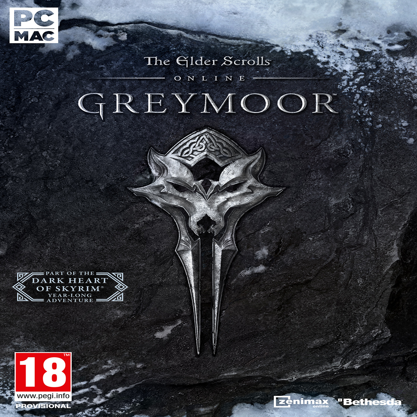 The Elder Scrolls Online: Greymoor - pedn CD obal