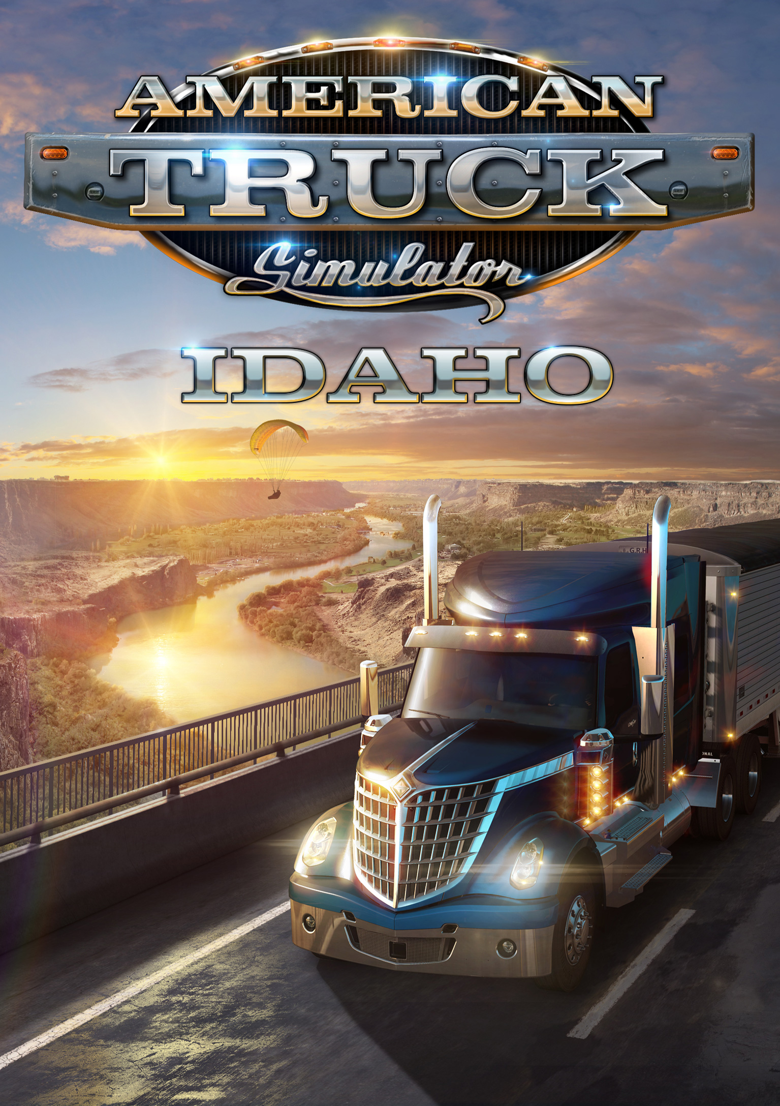 American Truck Simulator - Idaho - pedn DVD obal