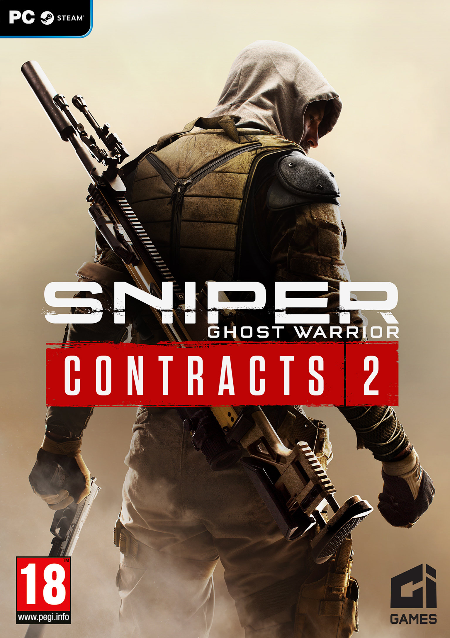 Sniper: Ghost Warrior - Contracts 2 - pedn DVD obal