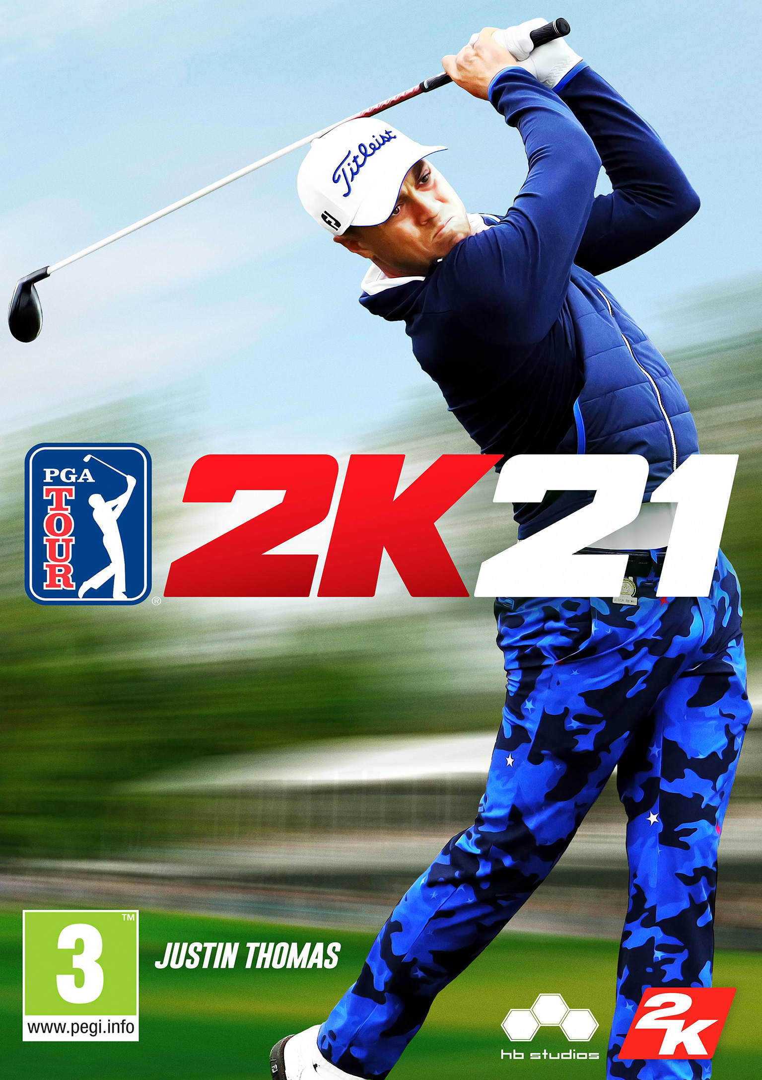 PGA Tour 2K21 - pedn DVD obal