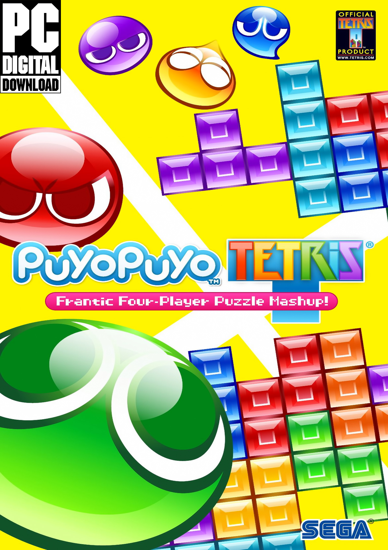 Puyo Puyo Tetris - pedn DVD obal