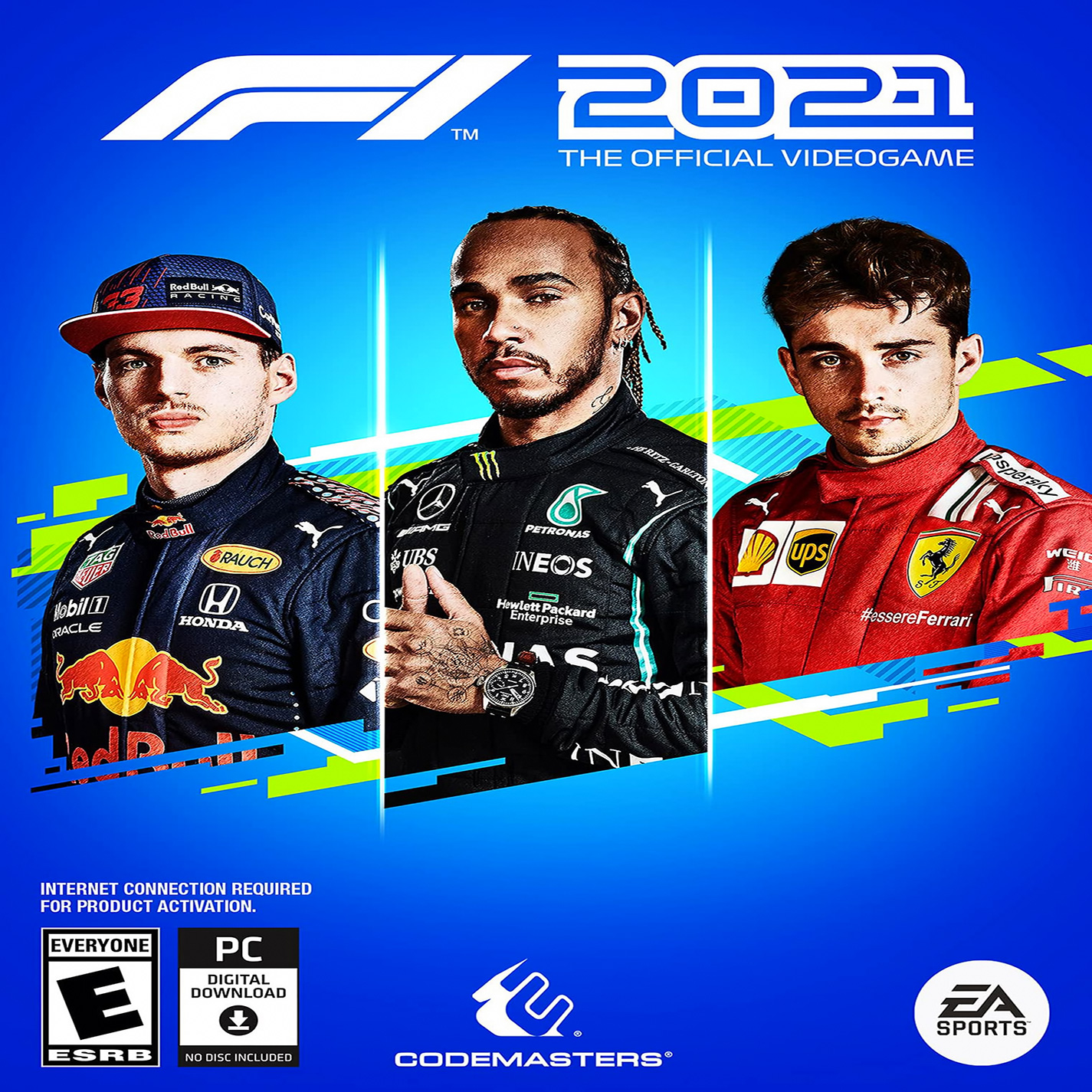F1 2021 - pedn CD obal