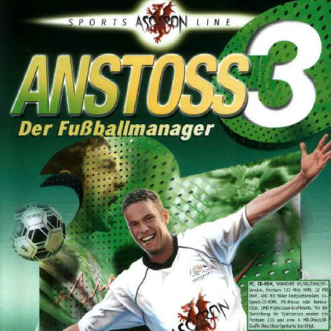 Anstoss 3 - Der Fussballmanager - pedn CD obal