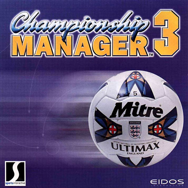 Championship Manager 3 - pedn CD obal