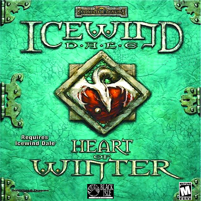 Icewind Dale: Heart of Winter - pedn CD obal