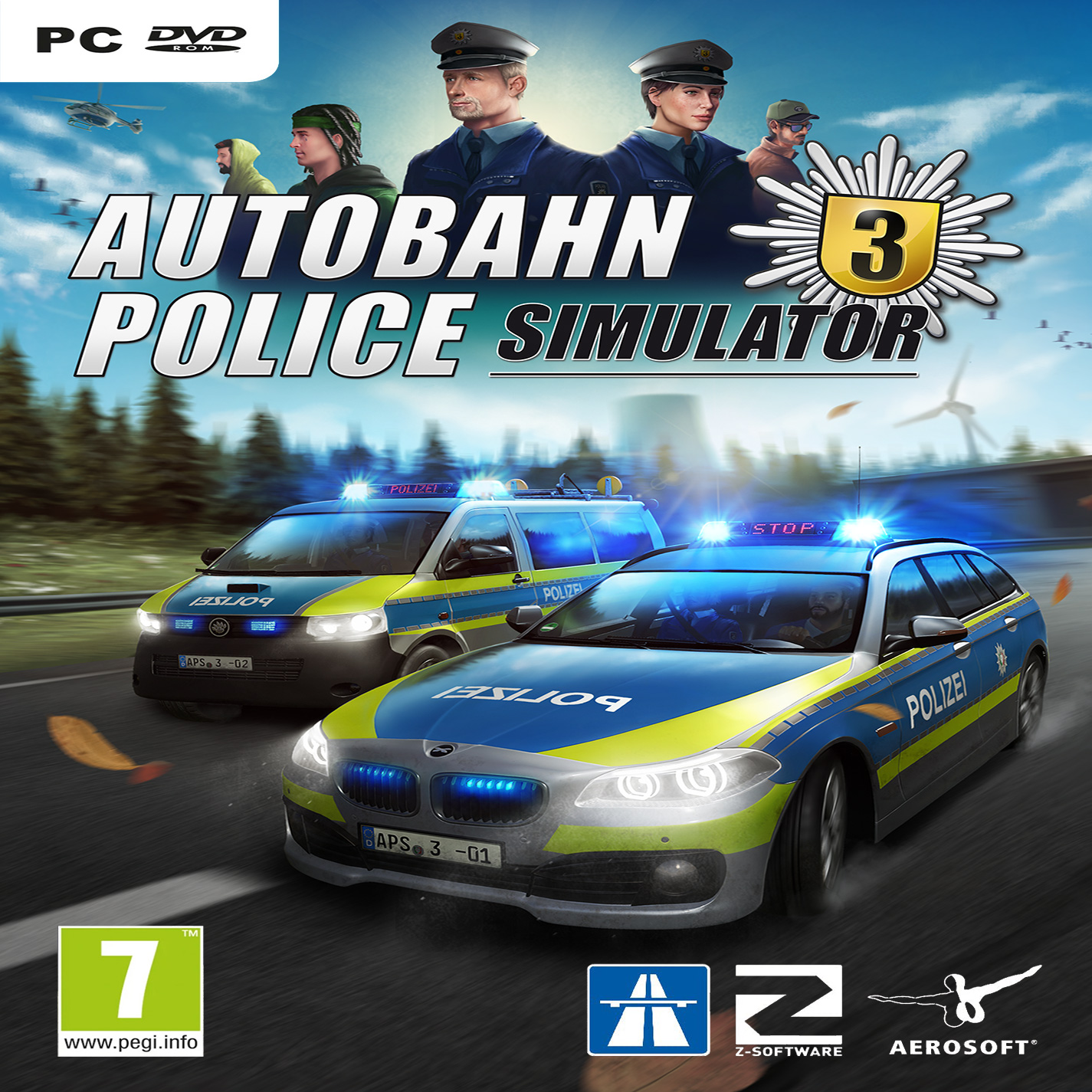 Autobahn Police Simulator 3 - pedn CD obal