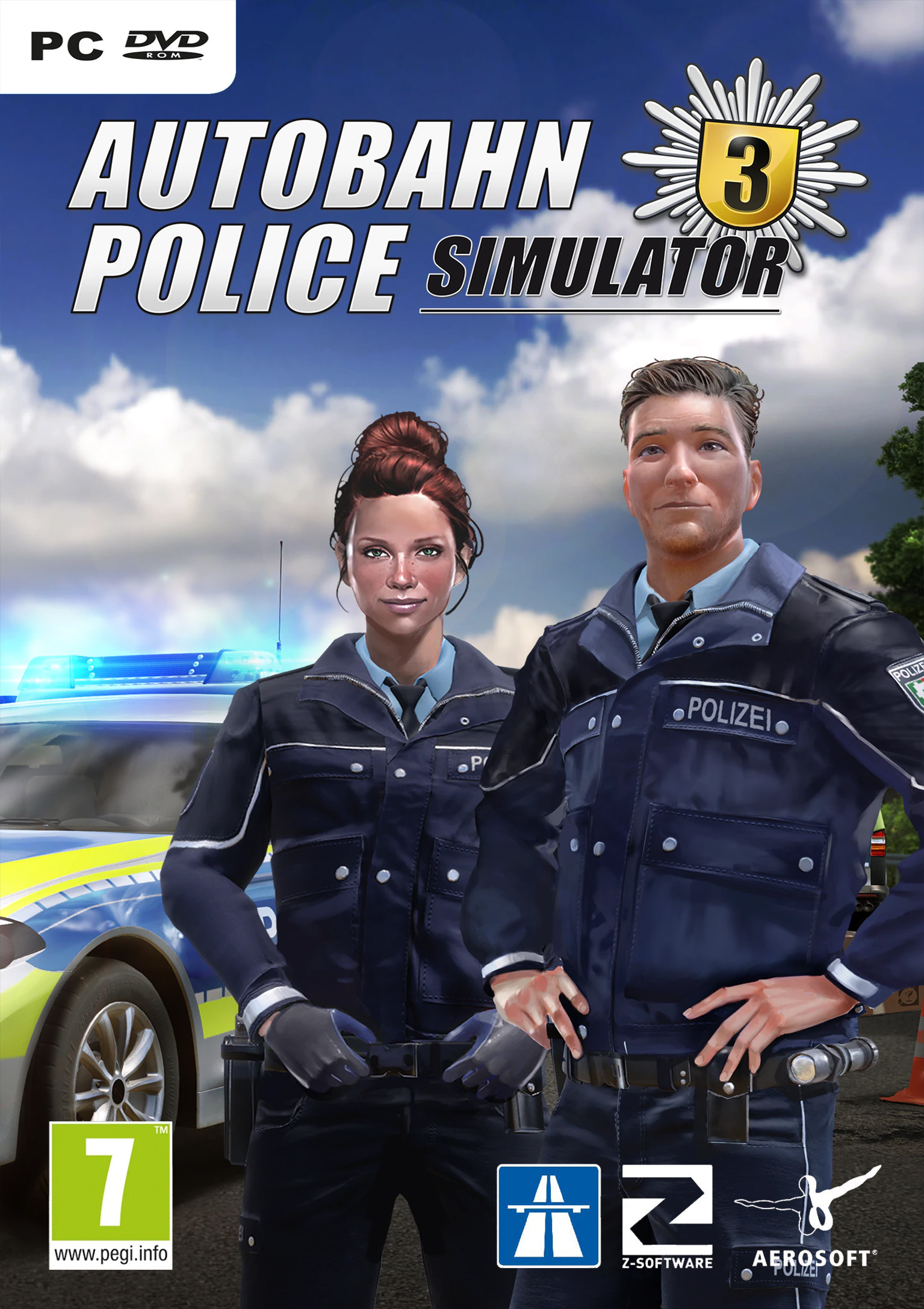 Autobahn Police Simulator 3 - pedn DVD obal 2