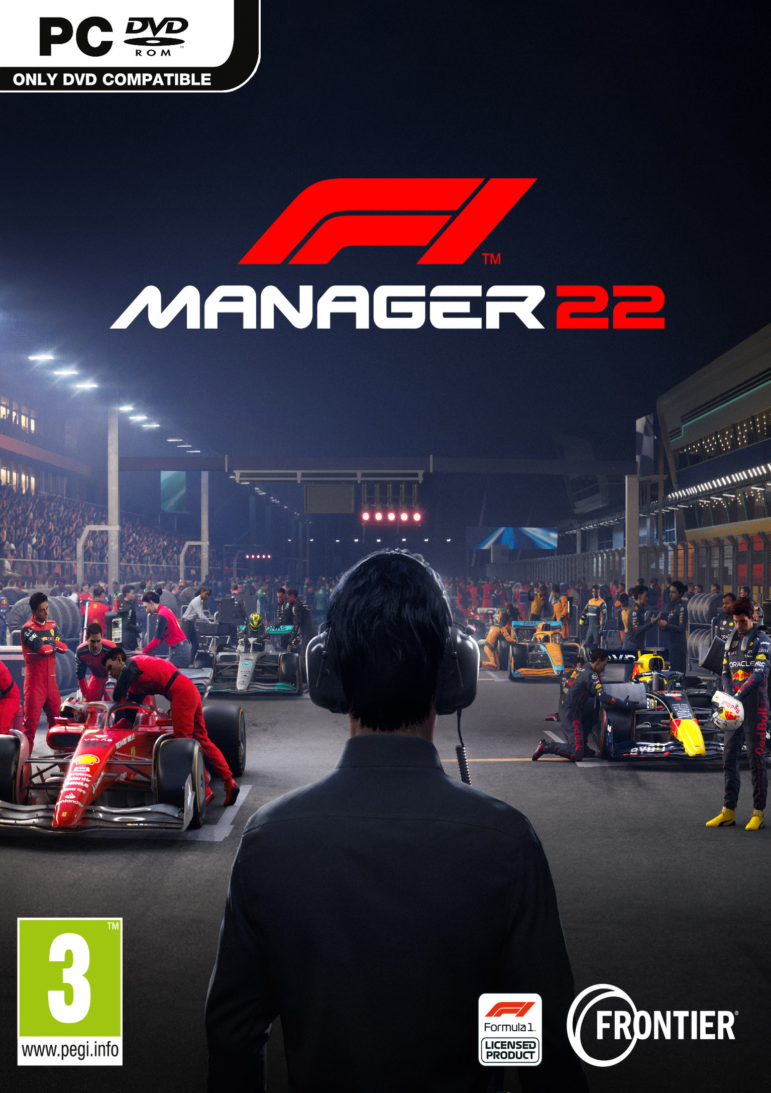 F1 Manager 2022 - pedn DVD obal