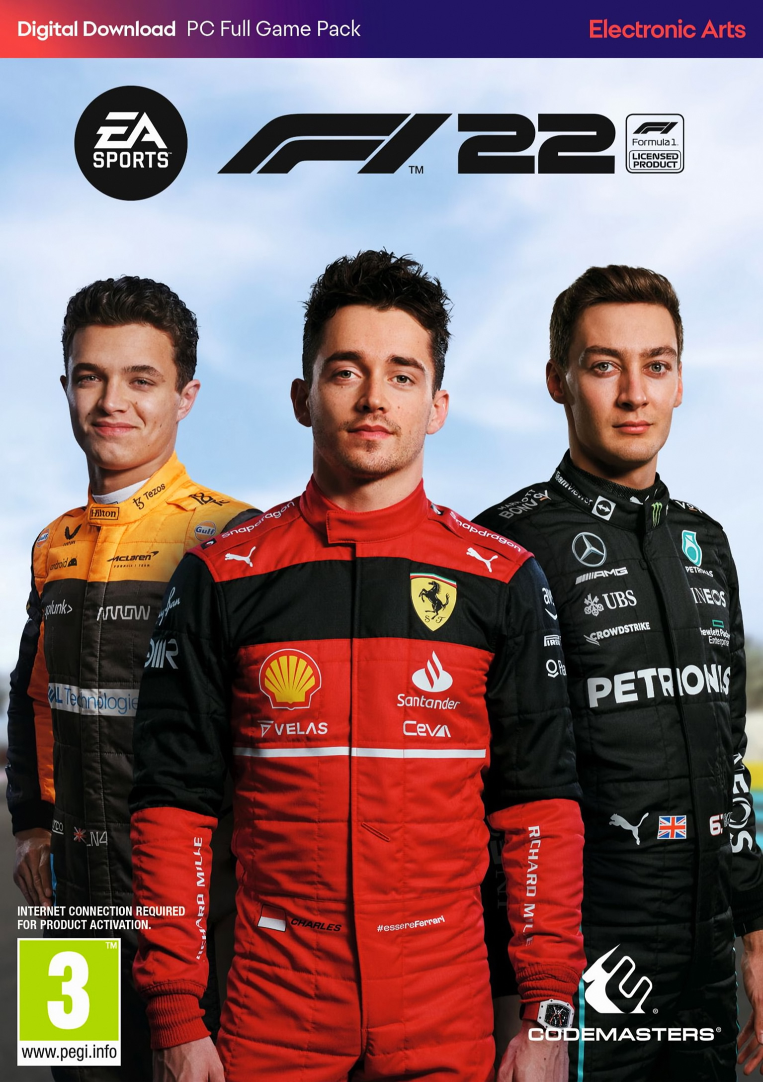 F1 22 - pedn DVD obal