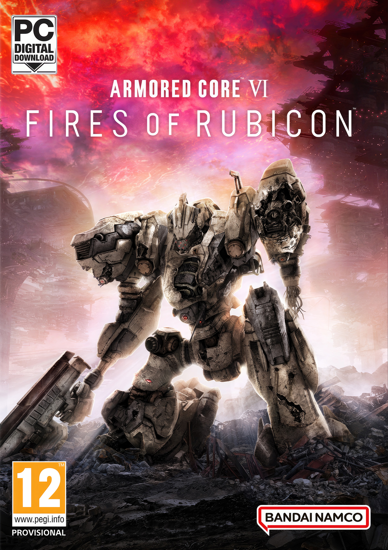 Armored Core VI: Fires of Rubicon - pedn DVD obal