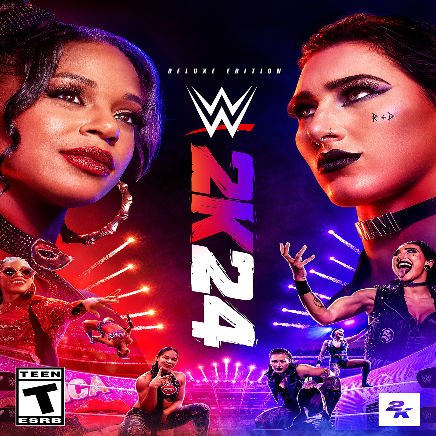 WWE 2K24 - pedn CD obal 2
