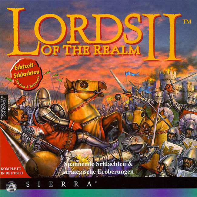 Lords of the Realm 2 - pedn CD obal 2