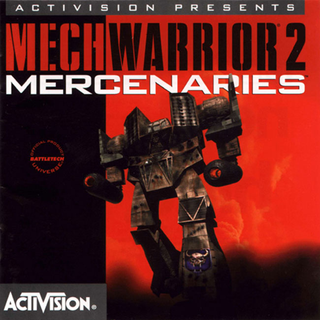 MechWarrior 2: Mercenaries - pedn CD obal