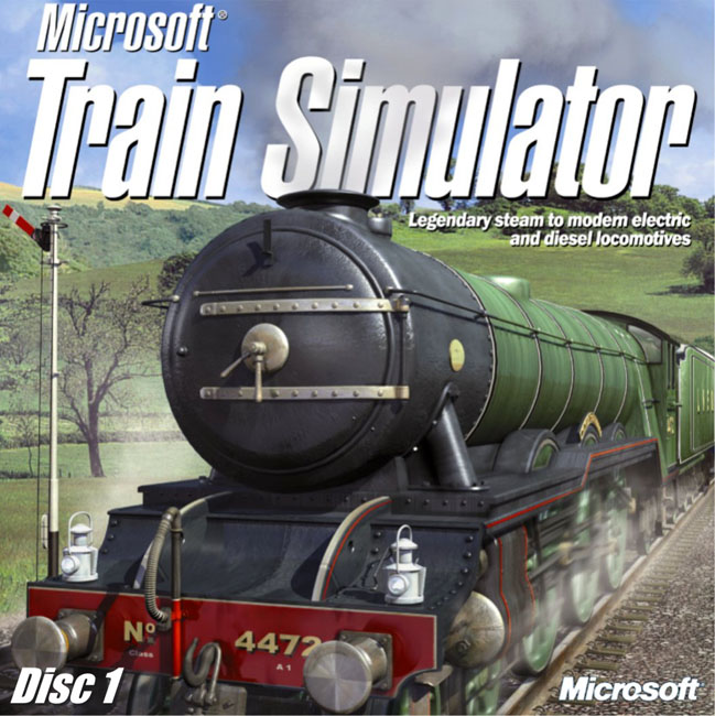 Microsoft Train Simulator - pedn CD obal