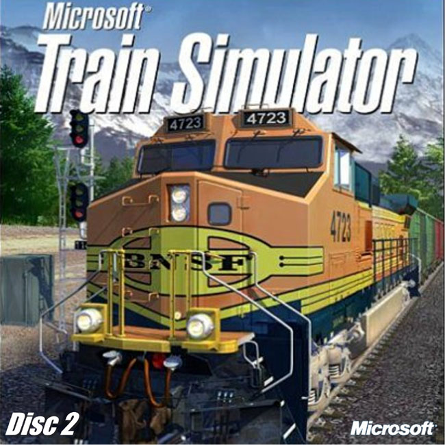 Microsoft Train Simulator - pedn CD obal 2