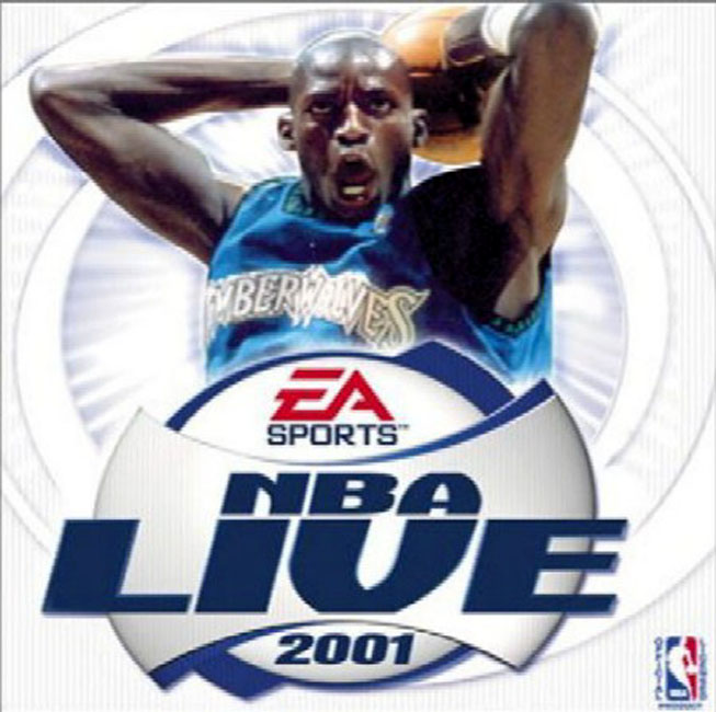 NBA Live 2001 - pedn CD obal