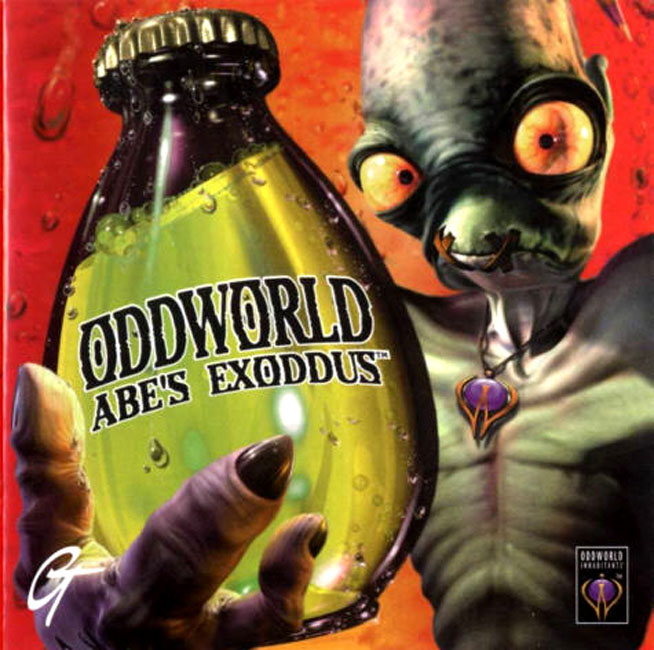 Oddworld: Abe's Exoddus - pedn CD obal 2