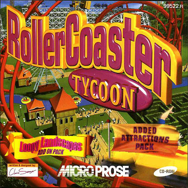 RollerCoaster Tycoon: All in One - pedn CD obal