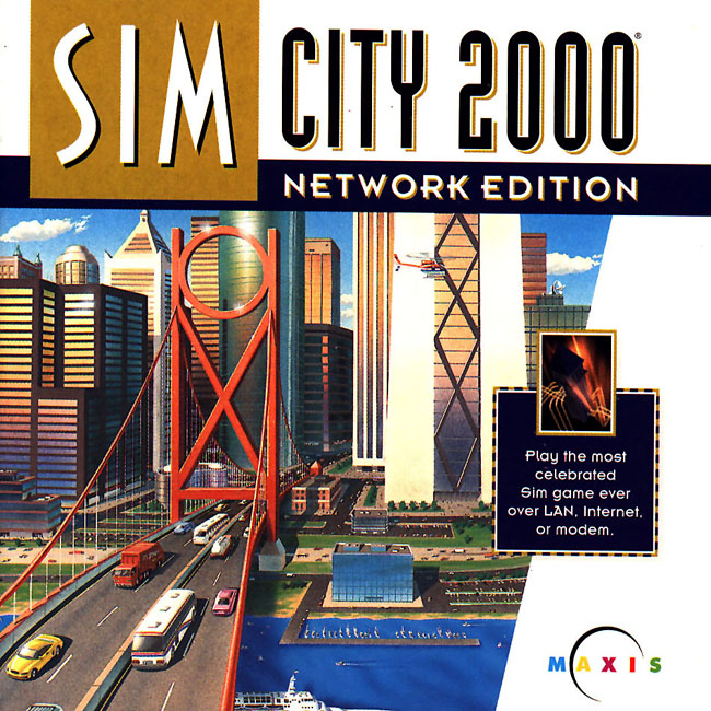 SimCity 2000: Network Edition - pedn CD obal
