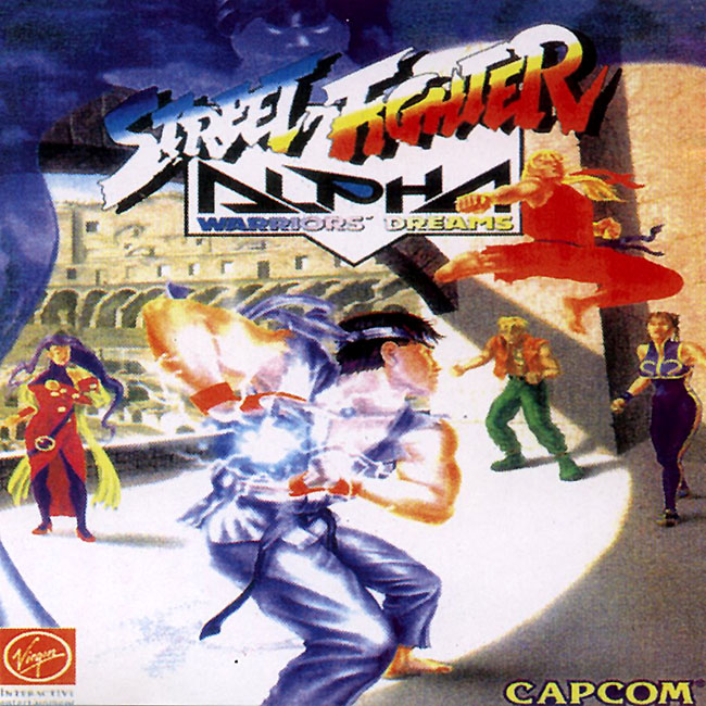 Street Fighter Alpha: Warriors' Dreams - pedn CD obal