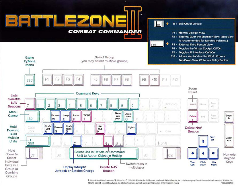 Battle Zone 2: Combat Commander - pedn vnitn CD obal