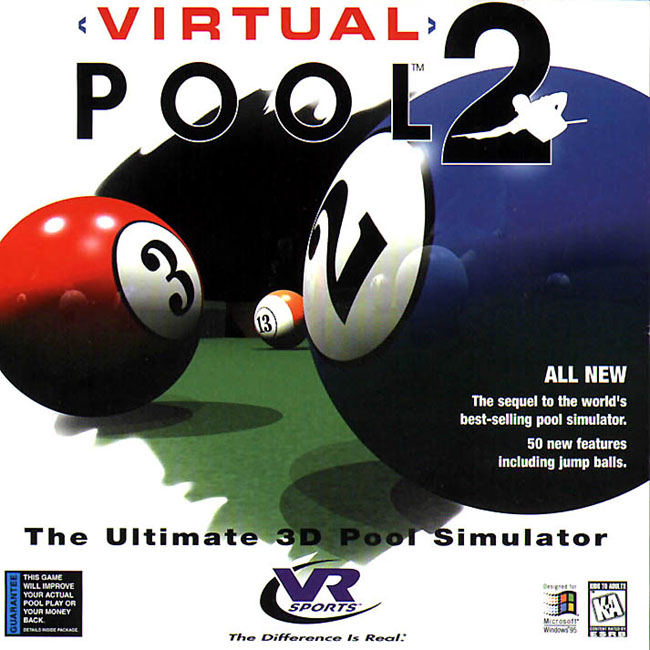 Virtual Pool 2 - pedn CD obal