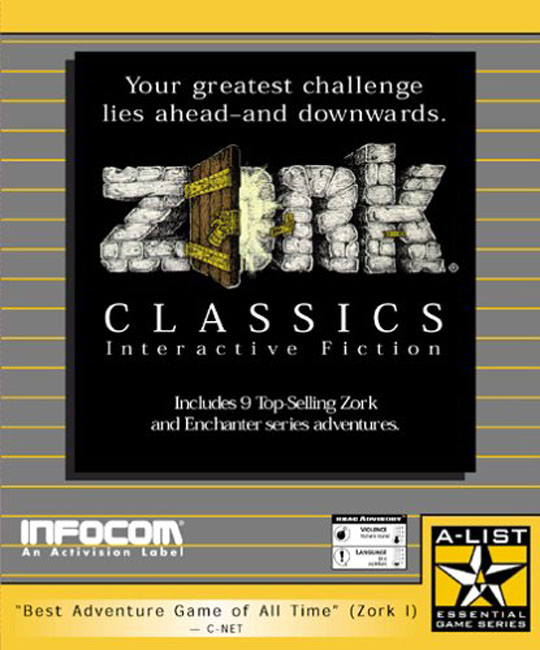 Zork: Classics - pedn CD obal