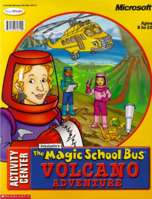 Magic School Bus: Volcano - pedn CD obal