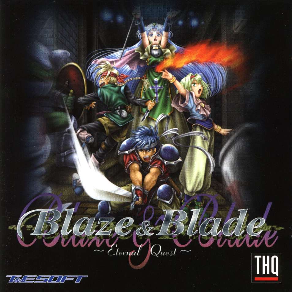Blaze & Blade: Eternal Quest - pedn CD obal