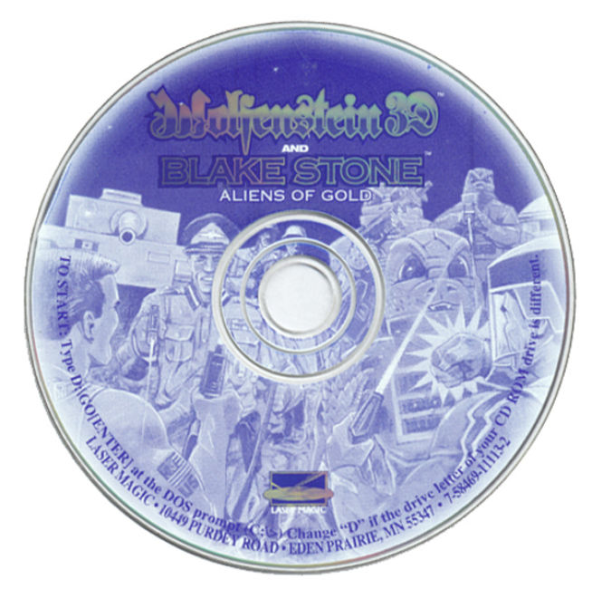 Wolfenstein 3D & Blake Stone: Aliens of Gold - Companion Edition - CD obal
