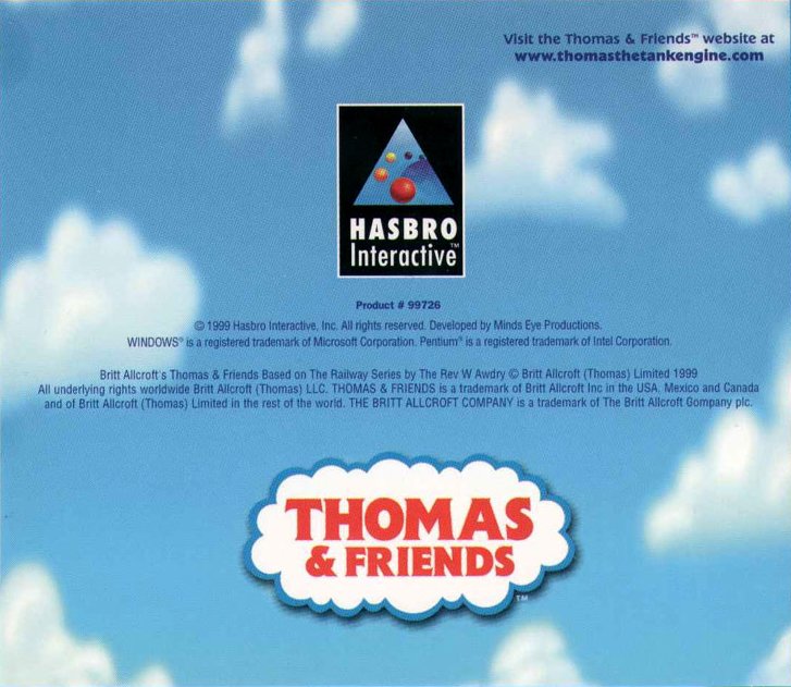 Thomas & Friends: The Great Festival Adventure - zadn CD obal