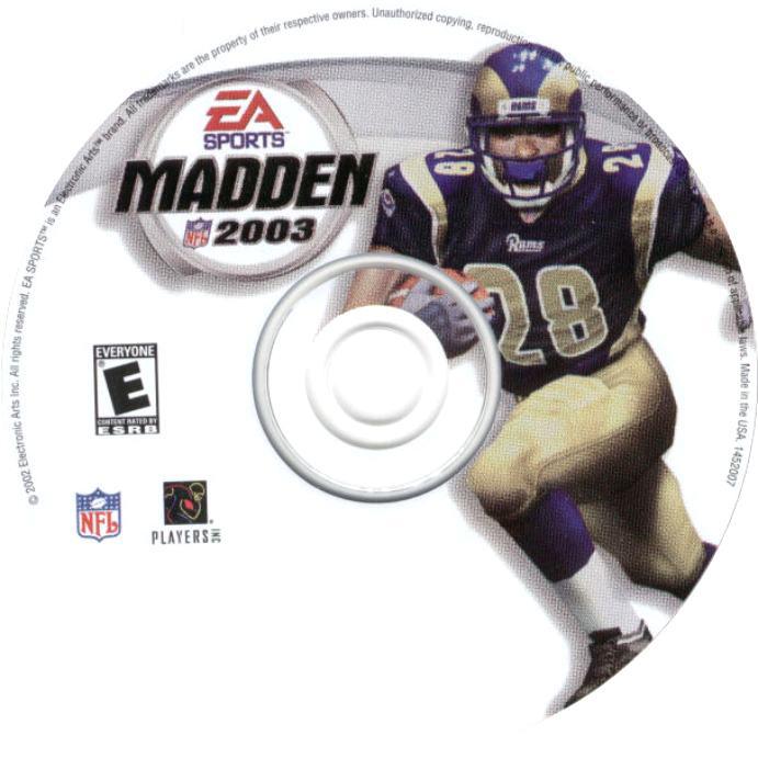 Madden NFL 2003 - CD obal