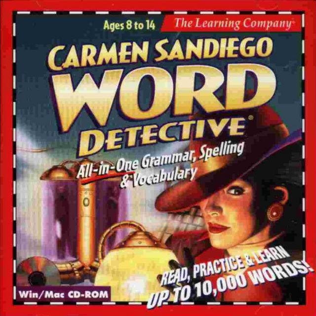 Carmen Sandiego: Word Detective - pedn CD obal