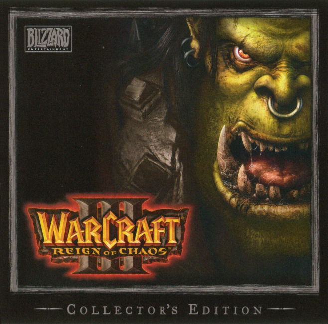 WarCraft 3: Collector's Edition - pedn CD obal
