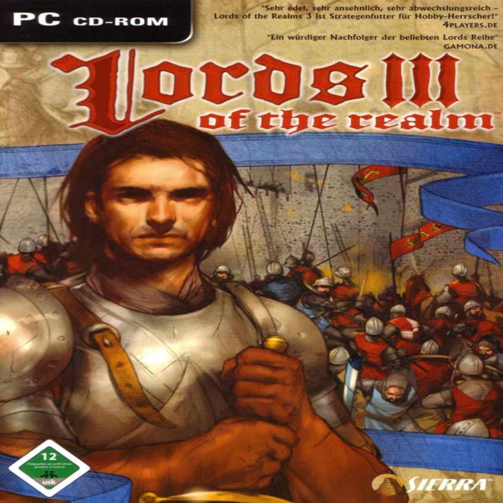 Lords of the Realm 3 - pedn CD obal