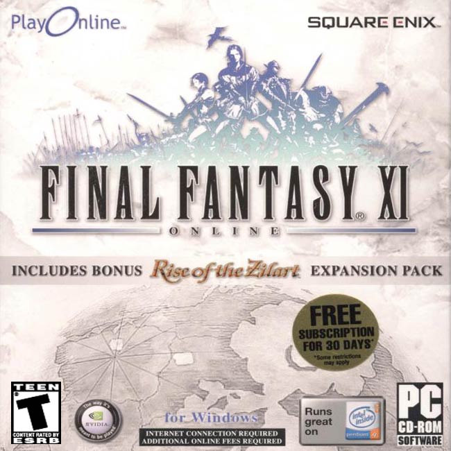 Final Fantasy XI: Online - pedn CD obal