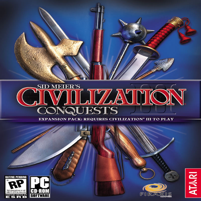 Civilization 3: Conquests - pedn CD obal 2